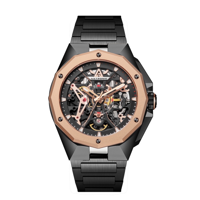 Astronic Apache Skeleton Automatic SS Rose Gold