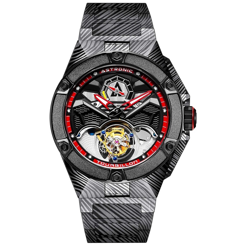 Astronic Nighthawk Tourbillon SS Black Wave