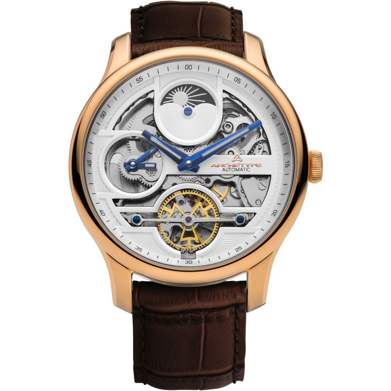 Archetype Archer Automatic Rose Gold White