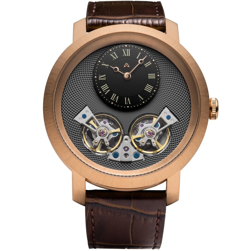 Archetype Caspian Automatic Rose Gold Black Brown