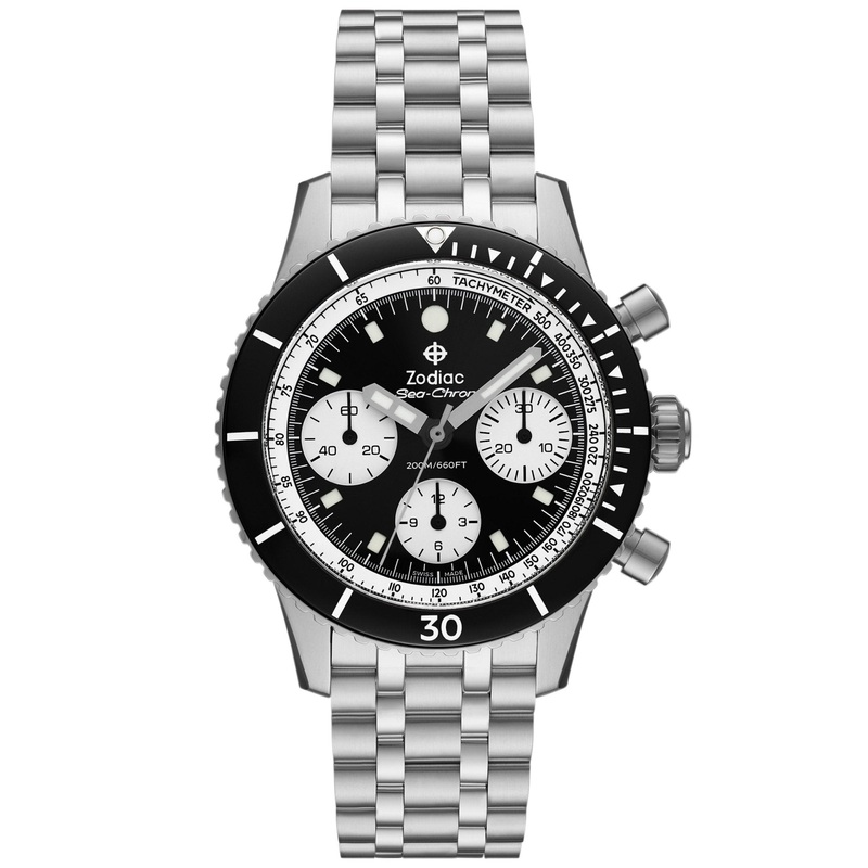 Zodiac ZO3604 Sea-Chron Automatic Black SS