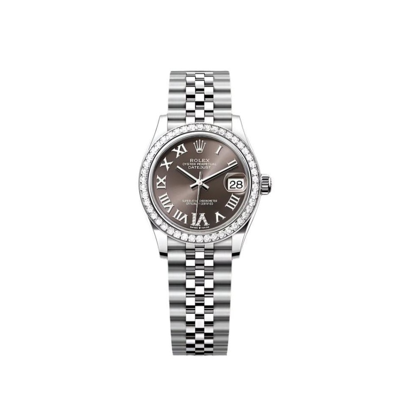 Datejust 31 Dark Grey Roman Diamond