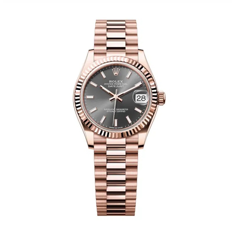 Datejust 31 Everose Gold Slate Index
