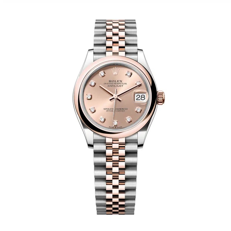 Datejust 31 Everose Gold Two-Tone Rose-Colour Diamond