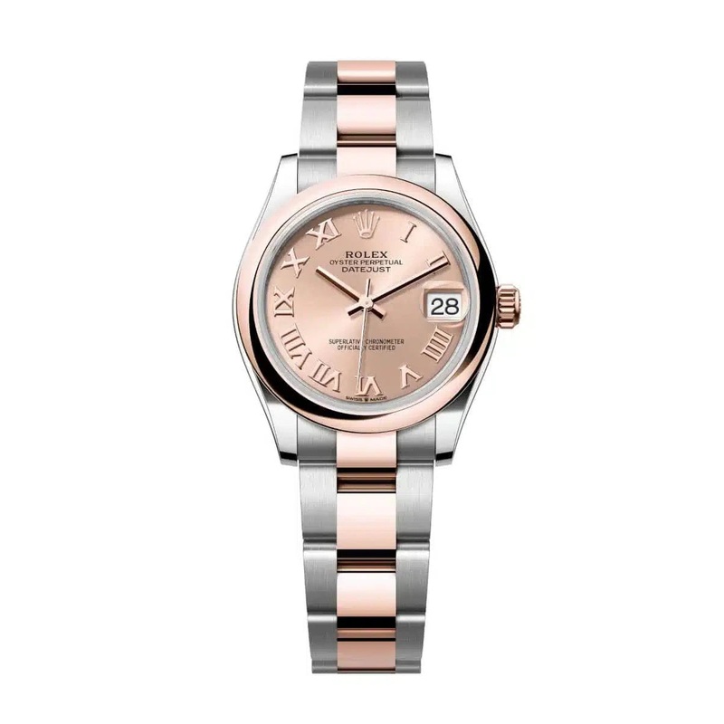 Datejust 31 Everose Gold Two-Tone Rose-Colour Roman