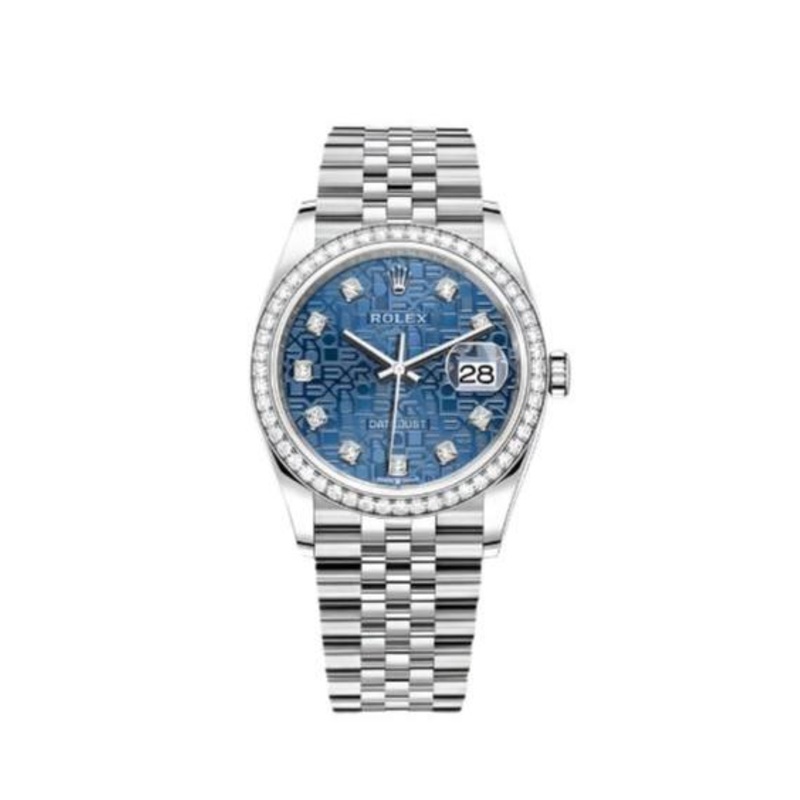Datejust 36 Blue Celebration Motif Diamond