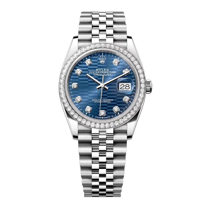 Datejust 36 Bright Blue Motif Diamond