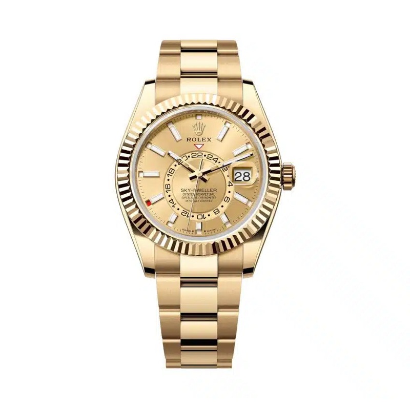 Sky-Dweller Yellow Gold Champagne