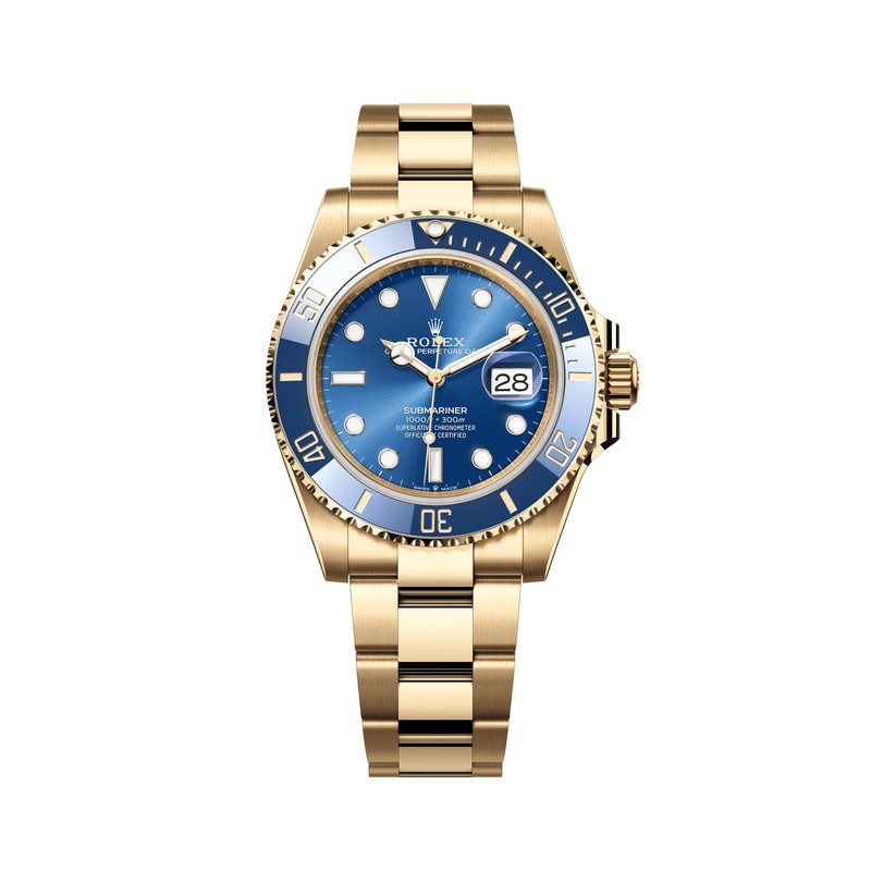 Submariner Date Yellow Gold Royal Blue