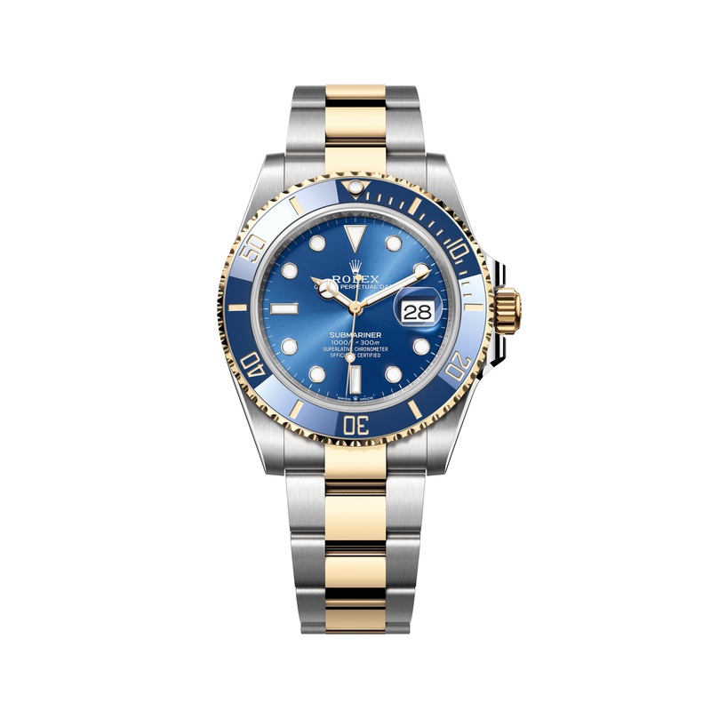 Submariner Date Yellow Gold Two-Tone Royal Blue