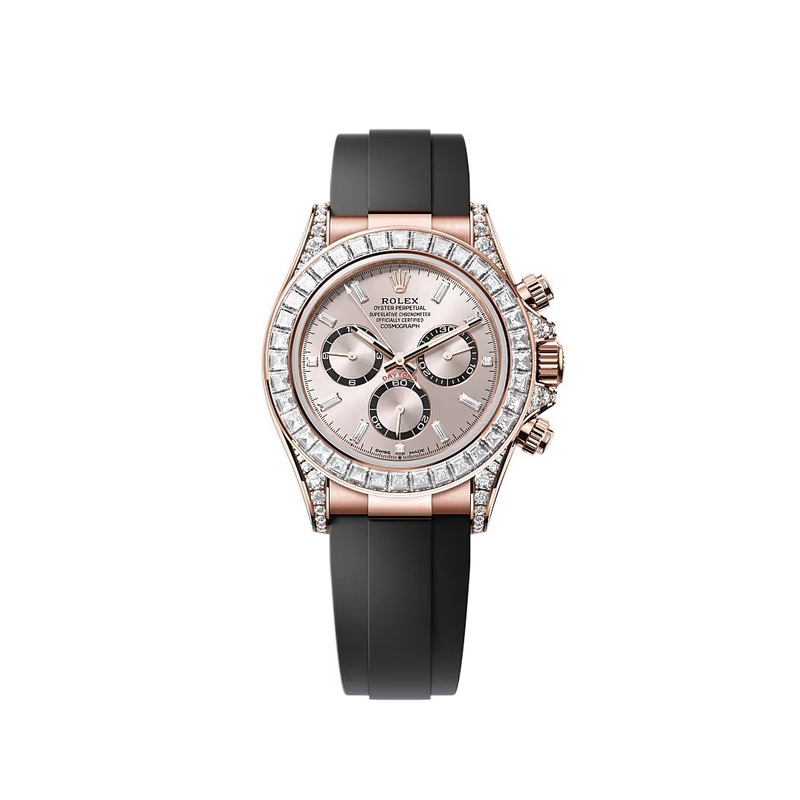 Cosmograph Daytona Everose Gold Oysterflex Diamond Lungs Sundust Diamond