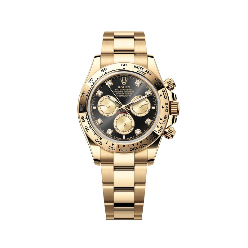 Cosmograph Daytona Yellow Gold Bright Black Diamond