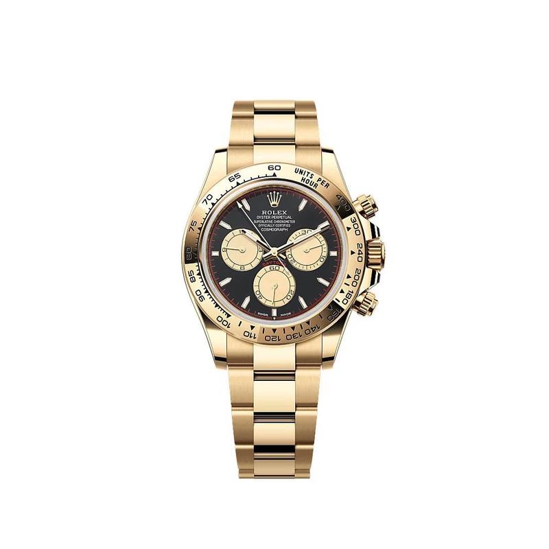 Cosmograph Daytona Yellow Gold Intense Black & Champagne