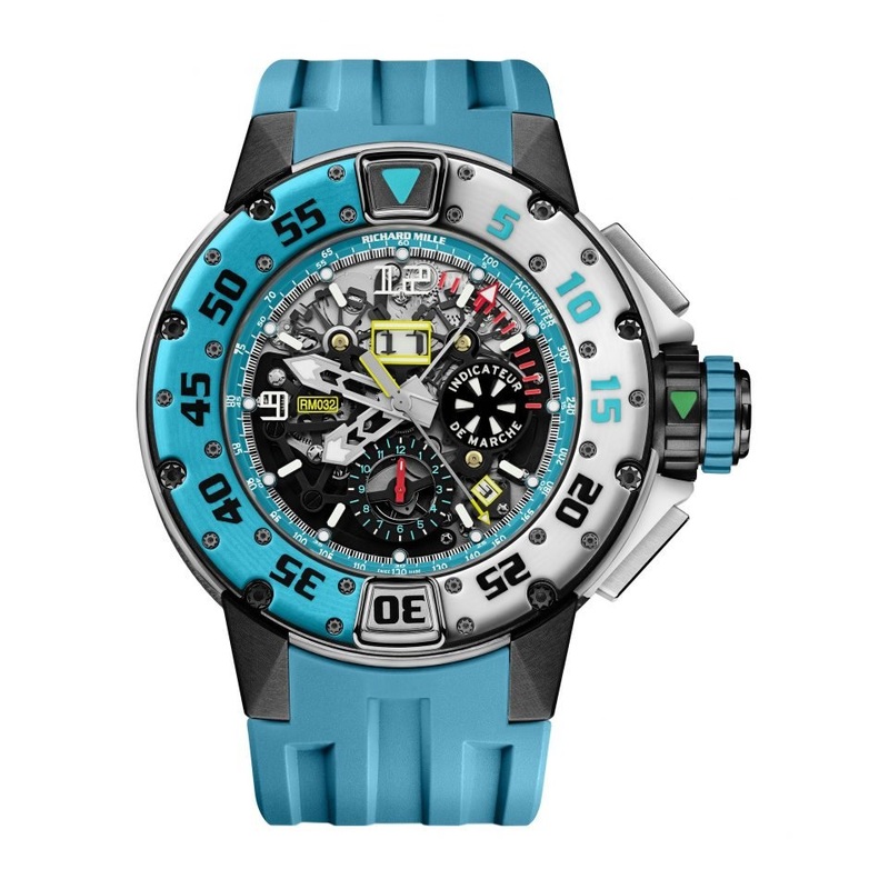Richard Mille 032 Automatic Winding Flyback Chronograph, Les Voiles de Saint Barth
