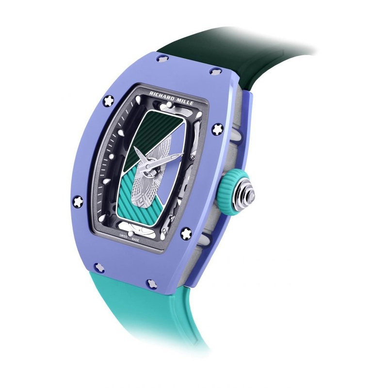 Richard Mille 07-01 Automatic Coloured Ceramics Pastel Blue