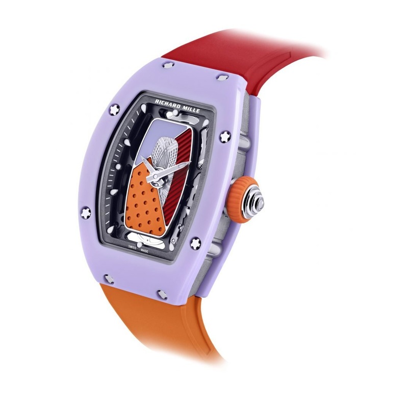 Richard Mille 07-01 Automatic Coloured Ceramics Pastel Lavender