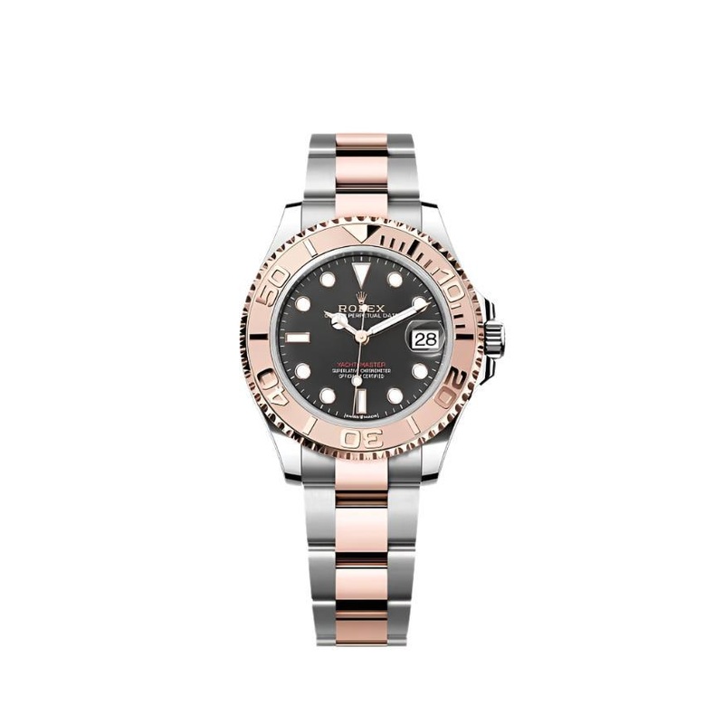 Yacht-Master 37 Everose Gold Two-Tone Intense Black