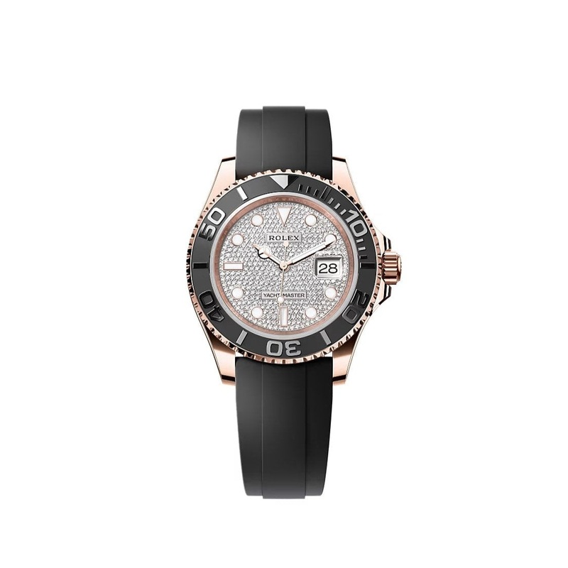 Yacht-Master 40 Everose Gold Oysterflex Diamond-Paved