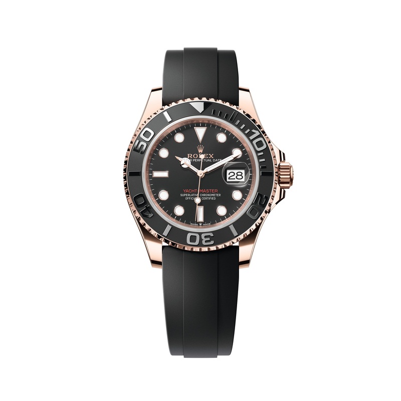 Yacht-Master 40 Everose Gold Oysterflex Intense Black