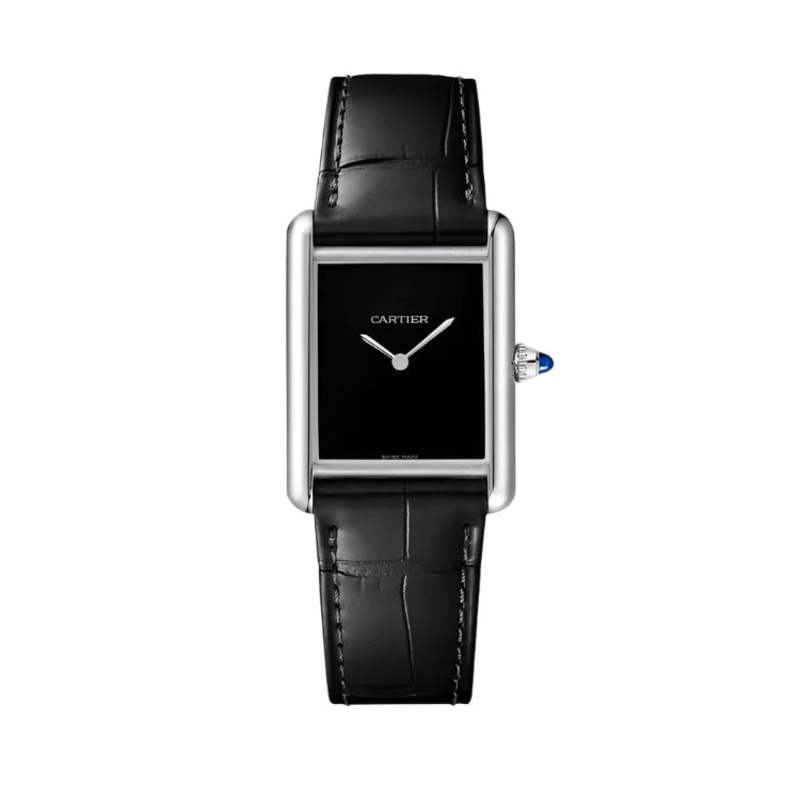 Tank Must Large Leather Strap Black