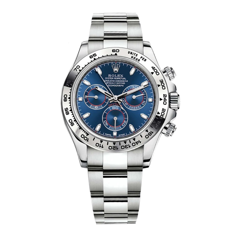 Cosmograph Daytona White Gold Blue