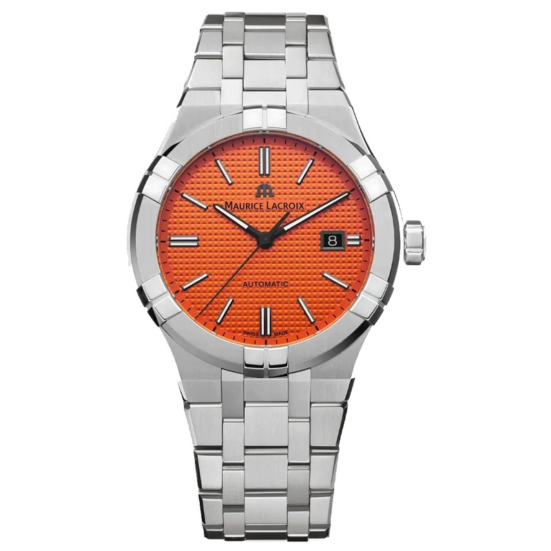 Maurice Lacroix Aikon Automatic Limited Summer Edition 42mm Men’s Orange Watch AI6008-SS00F-530-E