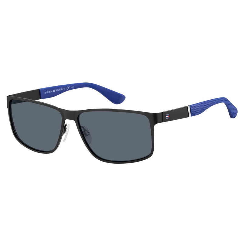 Tommy Hilfiger TH 1542/S 003 61IR (TH10) Unisex Matte Black Sunglasses