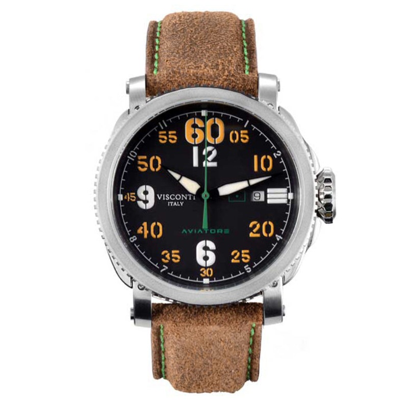 Visconti KW29-01S Men’s Automatic Aviator SM79 Time Only Watch
