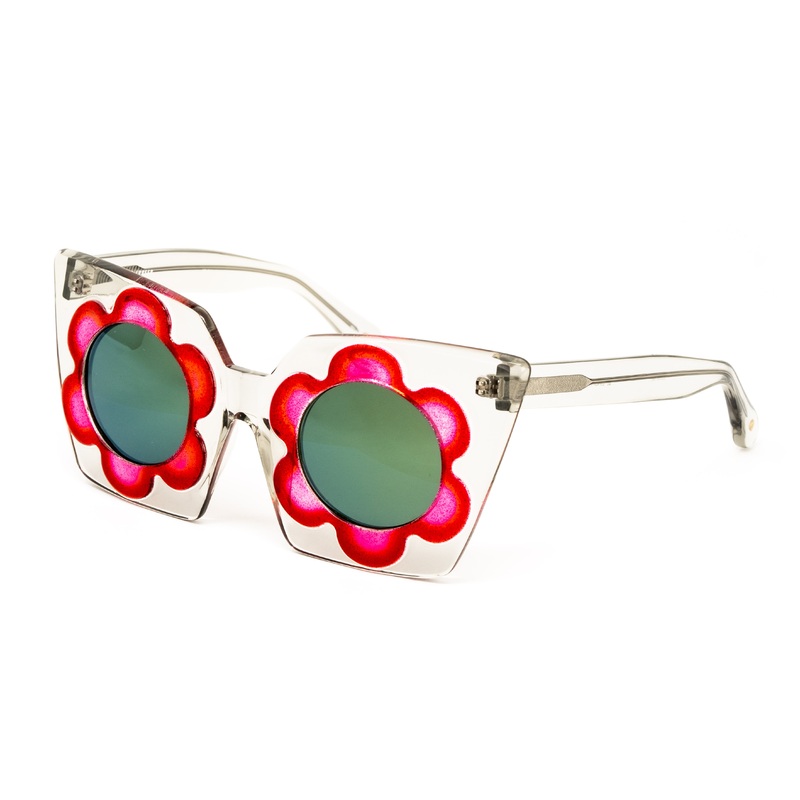 Markus Lupfer x Linda Farrow Clear Sunglasses ML9C6SUN
