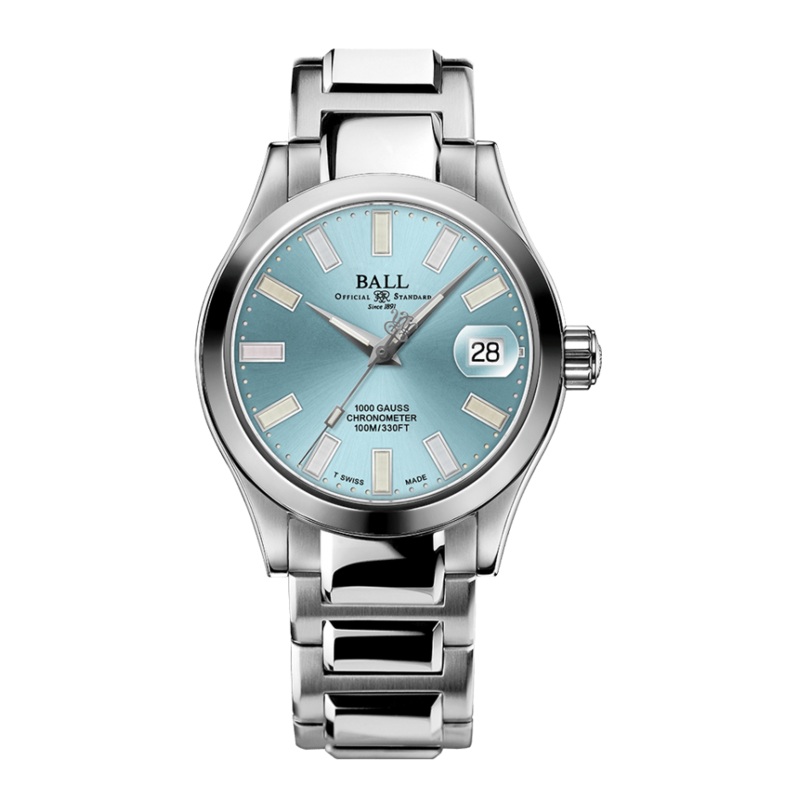 Ball Ladies Watch Engineer III Marvelight Chronometer Ice Blue NL9616C-S1C-IBER