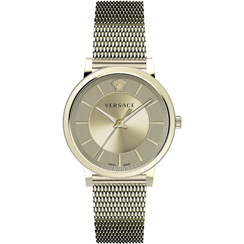 Versace Men’s Watch V-Circle Gold Bracelet VE5A00720