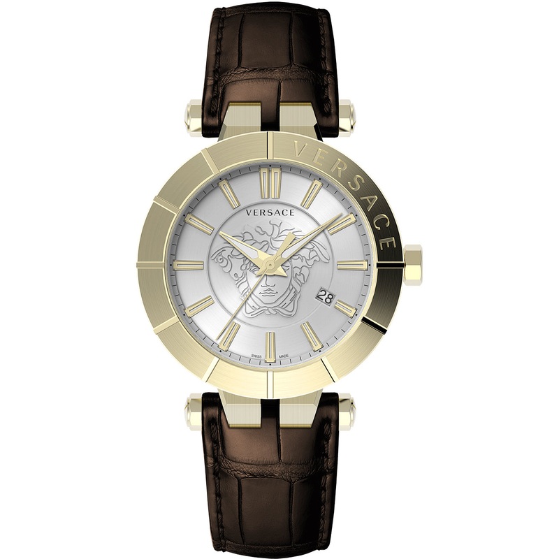 Versace Men’s Watch V-Race 43mm White Gold VE2B00321