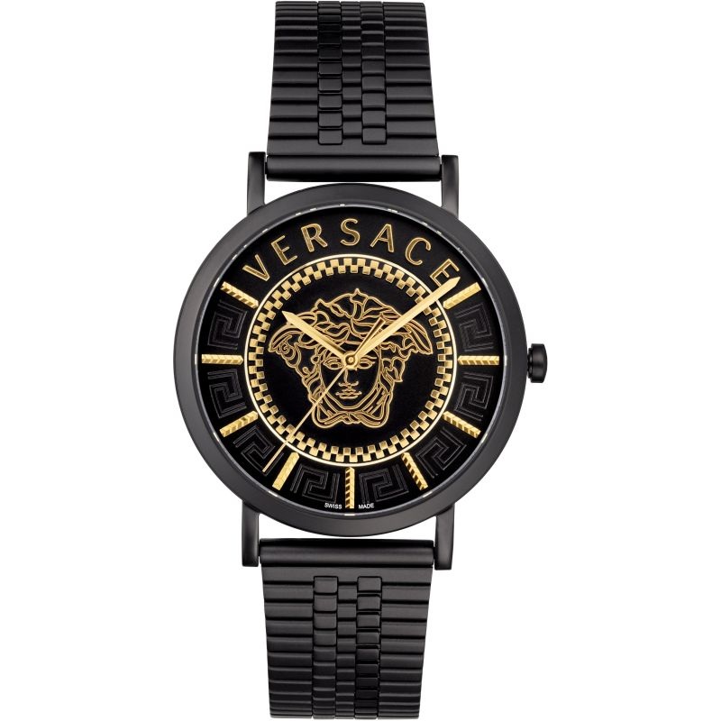 Versace Men’s Watch V-Essential Black Bracelet VEJ400621