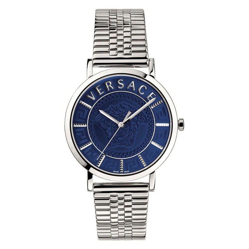 Versace Men’s Watch V-Essential Blue Bracelet VEJ400821