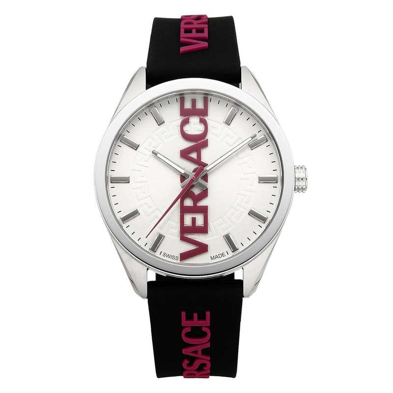 Versace V-Vertical Men’s White Dial Black Watch VE3H00122