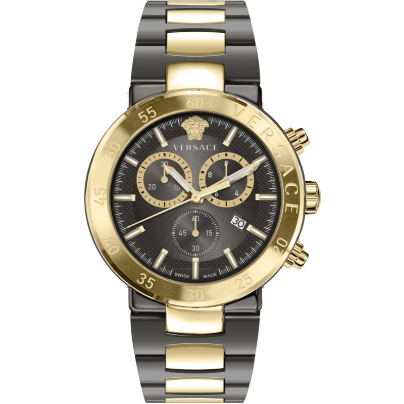 Versace Urban Mystique Men’s Chronograph Grey Gold Watch VEPY01121