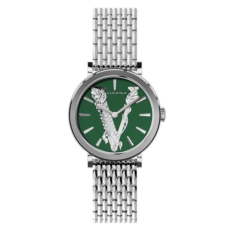 Versace Virtus 36mm Ladies’ Green Watch VERI00520