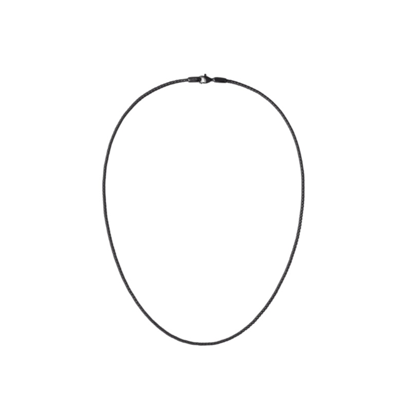 Daniel Wellington Tide Mesh Black 1.8 Necklace DW00401105